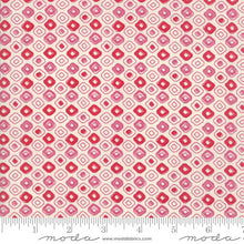 Load image into Gallery viewer, Spellbound Tribal Dots in Scarlet Red Vanilla Sky, Urban Chiks, 100% Cotton, Moda Fabrics, 31115 15