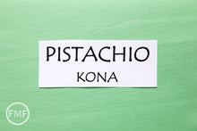 Load image into Gallery viewer, Pistachio Kona Cotton Solid Fabric from Robert Kaufman, K001-1293