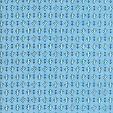 Load image into Gallery viewer, Spellbound Desert Cacti in Sky Blue, Urban Chiks, 100% Cotton, Moda Fabrics, 31112 16