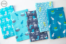 Load image into Gallery viewer, Perfectly Perched Nest in Meadow, Laurie Wisbrun, Robert Kaufman Fabrics, 100% Cotton Fabric, AWN-12849-270 MEADOW