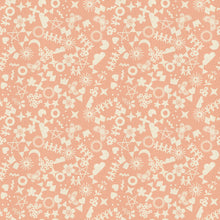 Load image into Gallery viewer, Paper Cuts Cut it Out in Peachy, Rashida Coleman Hale, Cotton and Steel, RJR Fabrics, 100% Cotton Fabric, 1968-04