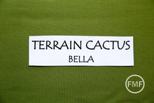 Load image into Gallery viewer, TERRAIN CACTUS Bella Cotton Solid Fabric from Moda, 9900 175