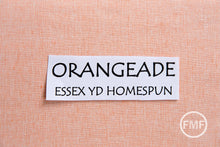 Load image into Gallery viewer, ORANGEADE Homespun Yarn Dyed Essex, Linen and Cotton Blend Fabric from Robert Kaufman, E114-853 ORANGEADE