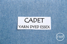 Load image into Gallery viewer, CADET Yarn Dyed Essex, Linen and Cotton Blend Fabric from Robert Kaufman, E064-1058 CADET