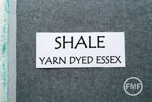 Load image into Gallery viewer, SHALE Yarn Dyed Essex, Linen and Cotton Blend Fabric from Robert Kaufman, E064-456 SHALE
