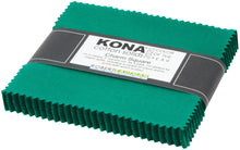 Load image into Gallery viewer, Enchanted Kona Cotton Color of the Year 2020, Five Inch Charm Squares, Robert Kaufman, 100% Cotton Fabric Charm Pack, CHS-848-42