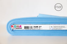 Load image into Gallery viewer, Prairie Sky Kona Cotton Solid Fabric from Robert Kaufman, K001-855