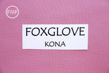 Load image into Gallery viewer, Foxglove Kona Cotton Solid Fabric from Robert Kaufman, K001-956