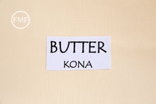 Load image into Gallery viewer, Butter Kona Cotton Solid Fabric from Robert Kaufman, K001-1055