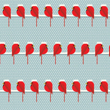 Load image into Gallery viewer, Charley Harper Holidays Cool Cardinals, 100% GOTS-Certified Organic Cotton Poplin, Birch Fabrics, CHX-02