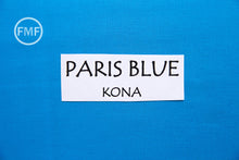 Load image into Gallery viewer, Paris Blue Kona Cotton Solid Fabric from Robert Kaufman, K001-864