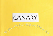 Load image into Gallery viewer, Canary Kona Cotton Solid Fabric from Robert Kaufman, K001-26