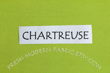 Load image into Gallery viewer, Chartreuse Kona Cotton Solid Fabric from Robert Kaufman, K001-1072