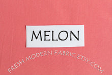 Load image into Gallery viewer, Melon Kona Cotton Solid Fabric from Robert Kaufman, K001-1228