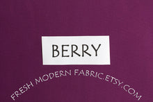 Load image into Gallery viewer, Berry Kona Cotton Solid Fabric from Robert Kaufman, K001-1016