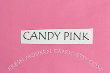 Load image into Gallery viewer, Candy Pink Kona Cotton Solid Fabric from Robert Kaufman, K001-1062