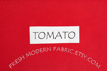 Load image into Gallery viewer, Tomato Kona Cotton Solid Fabric from Robert Kaufman, K001-7