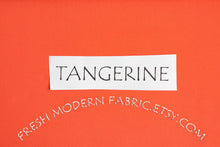 Load image into Gallery viewer, Tangerine Kona Cotton Solid Fabric from Robert Kaufman, K001-1370
