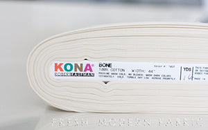 Bone Kona Cotton Solid Fabric from Robert Kaufman, K001-1037