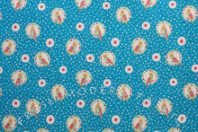 Load image into Gallery viewer, Cockatiel in Blue, Echino Fall 2011 Collection, Etsuko Furuya for Kokka Fabrics

