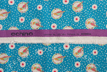 Load image into Gallery viewer, Cockatiel in Blue, Echino Fall 2011 Collection, Etsuko Furuya for Kokka Fabrics