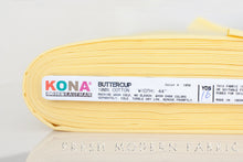 Load image into Gallery viewer, Buttercup Kona Cotton Solid Fabric from Robert Kaufman, K001 1056