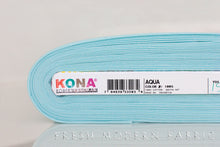 Load image into Gallery viewer, Aqua Kona Cotton Solid Fabric from Robert Kaufman, K001-1005
