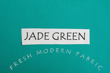 Load image into Gallery viewer, Jade Green Kona Cotton Solid Fabric from Robert Kaufman, K001-1183