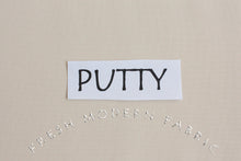 Load image into Gallery viewer, Putty Kona Cotton Solid Fabric from Robert Kaufman, K001-1303