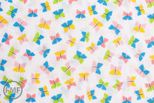 Load image into Gallery viewer, Picture Pie Butterflies, Ed Emberley, 100% GOTS-Certified Organic Cotton, Cloud9 Fabrics
