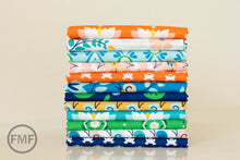 Load image into Gallery viewer, Lotus Pond Diamonds are Forever in Blue, Rae Hoekstra, 100% GOTS-Certified Organic Cotton, Cloud9 Fabrics