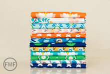 Load image into Gallery viewer, Lotus Pond Hopping Along in Orange, Rae Hoekstra, 100% GOTS-Certified Organic Cotton, Cloud9 Fabrics