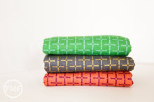 Load image into Gallery viewer, Charms Bamboo in Orange, Ellen Baker for Kokka Fabrics, Double Gauze Cotton Fabric, JG-42100-102A