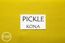 Load image into Gallery viewer, Pickle Kona Cotton Solid Fabric from Robert Kaufman, K001-480