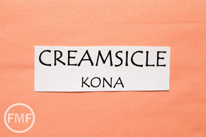 Creamsicle Kona Cotton Solid Fabric from Robert Kaufman, K001-185