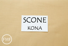 Load image into Gallery viewer, Scone Kona Cotton Solid Fabric from Robert Kaufman, K001-499