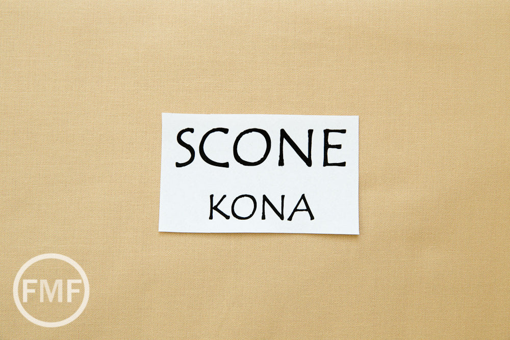 Scone Kona Cotton Solid Fabric from Robert Kaufman, K001-499