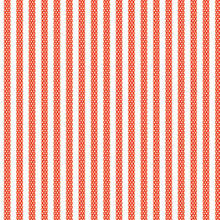 Load image into Gallery viewer, Animal ABCs Dotty Stripes in Red, Alyssa Thomas, Penguin and Fish, 100% Organic Cotton, Clothworks, Y-1690-79