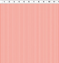 Load image into Gallery viewer, Animal ABCs Dotty Stripes in Red, Alyssa Thomas, Penguin and Fish, 100% Organic Cotton, Clothworks, Y-1690-79