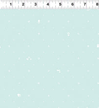 Load image into Gallery viewer, Animal ABCs Scattered Alphabet in Baby Blue, Alyssa Thomas, Penguin and Fish, 100% Organic Cotton, Clothworks, Y-1693-29