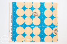 Load image into Gallery viewer, Suzuko Koseki French Small Dot in Blue and Peach, Yuwa Fabric, 100% Cotton Japanese Fabric
