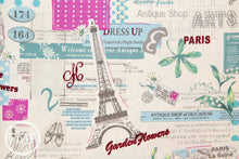 Load image into Gallery viewer, Suzuko Koseki Travel to Paris, Yuwa Fabric, 100% Cotton Japanese Fabric, SZ822007
