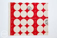Load image into Gallery viewer, Suzuko Koseki French Small Dot in Red and Cream, Yuwa Fabric, 100% Cotton Japanese Fabric
