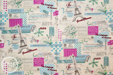 Load image into Gallery viewer, Suzuko Koseki Travel to Paris, Yuwa Fabric, 100% Cotton Japanese Fabric, SZ822007
