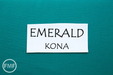 Load image into Gallery viewer, Emerald Kona Cotton Solid Fabric from Robert Kaufman, K001-1135