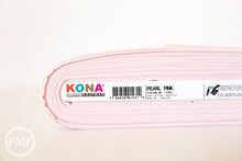 Load image into Gallery viewer, Pearl Pink Kona Cotton Solid Fabric from Robert Kaufman, K001-1283
