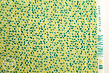 Load image into Gallery viewer, Framework Quarter Circles in Chartreuse, Ellen Baker for Kokka Fabrics, Double Gauze Cotton Fabric, JG-41800-801C