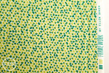 Load image into Gallery viewer, Framework Quarter Circles in Chartreuse, Ellen Baker for Kokka Fabrics, Double Gauze Cotton Fabric, JG-41800-801C
