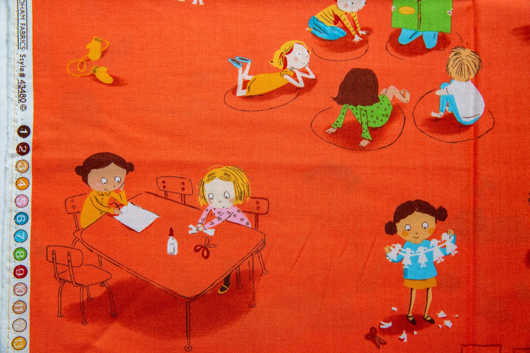 Kinder Classroom in Red, Heather Ross, 43480-2