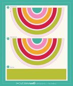 Cut, Sew, Create: Rainbow Zipper Pouch, Stacy Iest Hsu, 100% Cotton Fabric Panel, 20656-11P